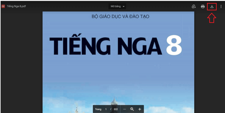 Sách Tiếng Nga lớp 8 | Xem online, tải PDF (ảnh 1)