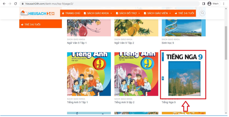 Sách Tiếng Nga lớp 9 | Xem online, tải PDF (ảnh 1)