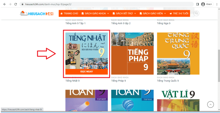 Sách Tiếng Nhật lớp 9 | Xem online, tải PDF (ảnh 1)