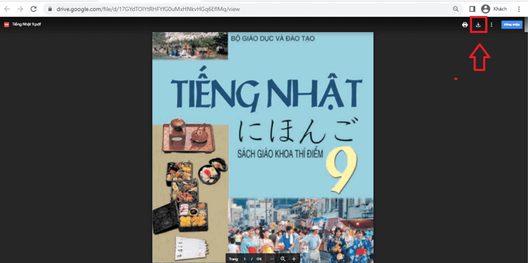 Sách Tiếng Nhật lớp 9 | Xem online, tải PDF (ảnh 1)