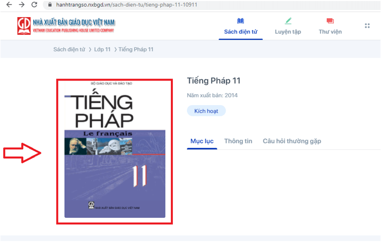 Sách Tiếng Pháp lớp 11 | Xem online, tải PDF (ảnh 1)