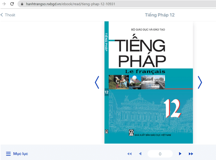 Sách Tiếng Pháp lớp 12 | Xem online, tải PDF (ảnh 1)