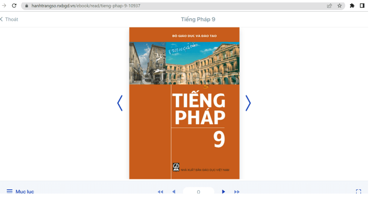 Sách Tiếng Pháp lớp 9 | Xem online, tải PDF (ảnh 1)