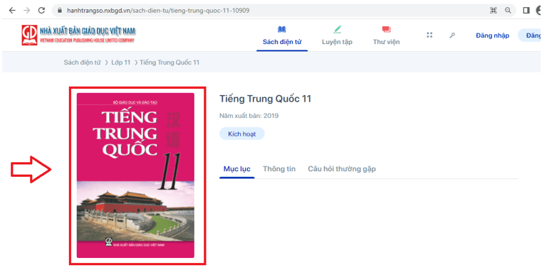 Sách Tiếng Trung Quốc lớp 11 | Xem online, tải PDF (ảnh 1)