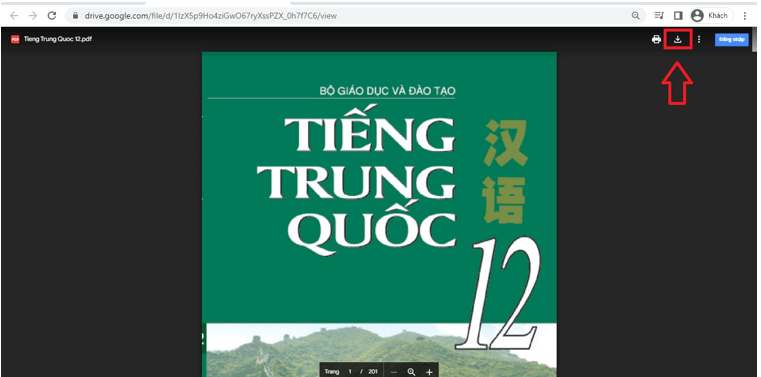 Sách Tiếng Trung Quốc lớp 12 | Xem online, tải PDF (ảnh 1)