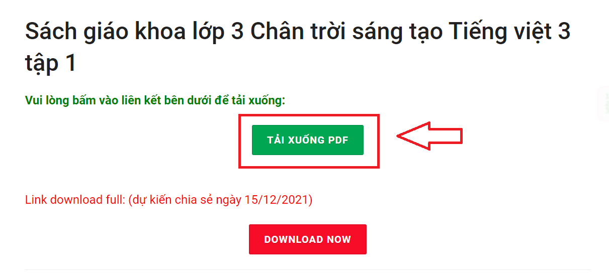 Sách Tiếng Việt lớp 3 Chân trời sáng tạo | Xem online, tải PDF