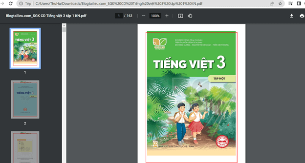 Sách Tiếng Việt lớp 3 Kết nối tri thức | Xem online, tải PDF