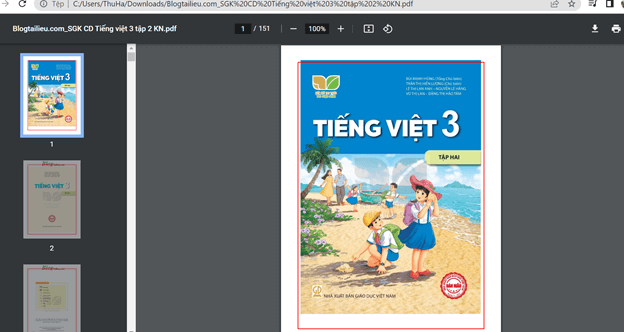 Sách Tiếng Việt lớp 3 Kết nối tri thức | Xem online, tải PDF