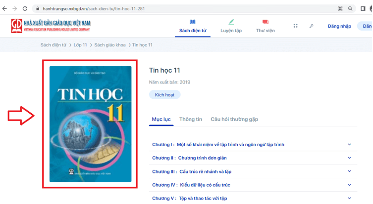 Sách Tin học 11 | Xem online, tải PDF (ảnh 1)