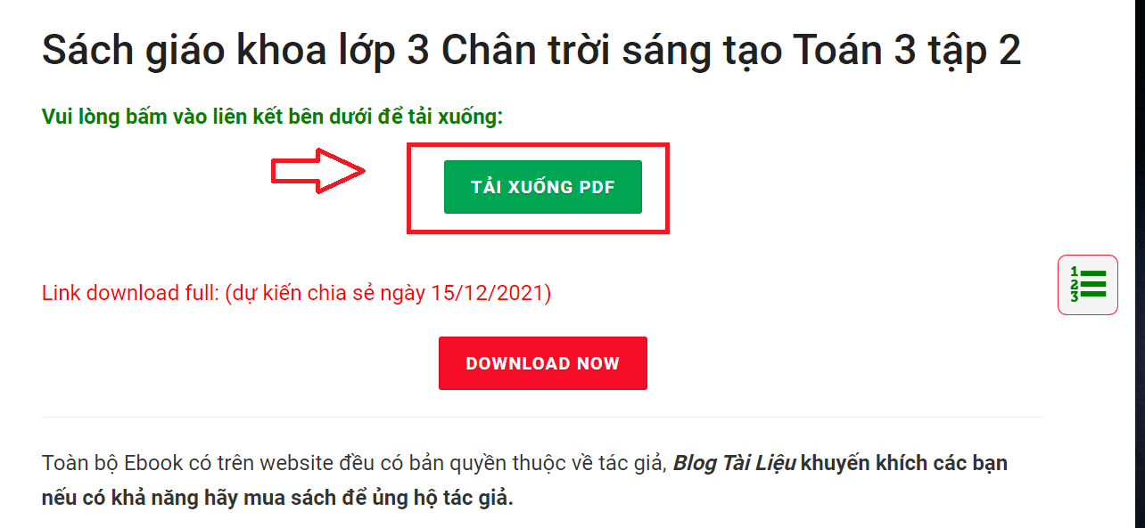 Sách Toán lớp 3 Chân trời sáng tạo | Xem online, tải PDF