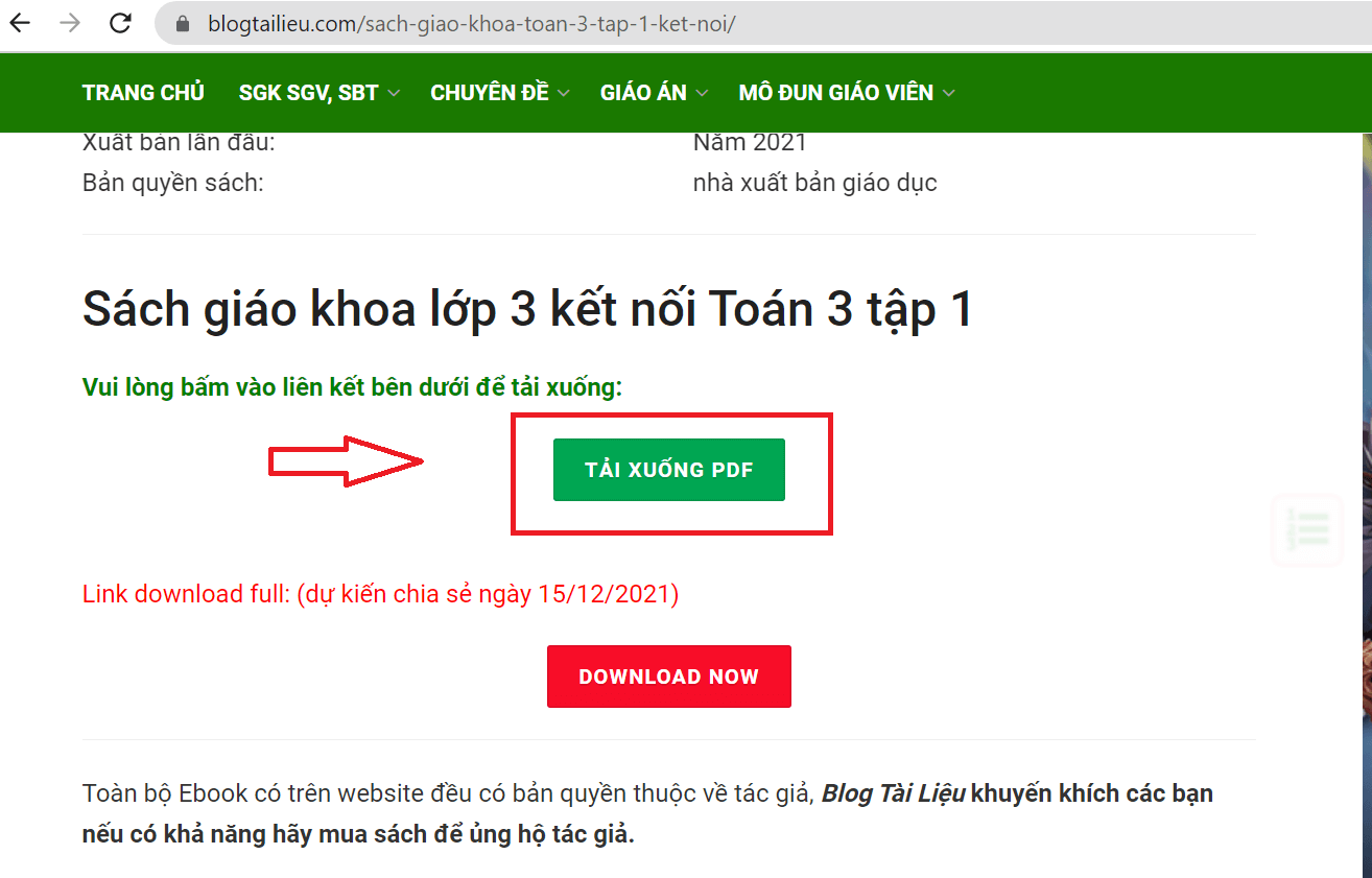 Sách Toán lớp 3 Kết nối tri thức | Xem online, tải PDF