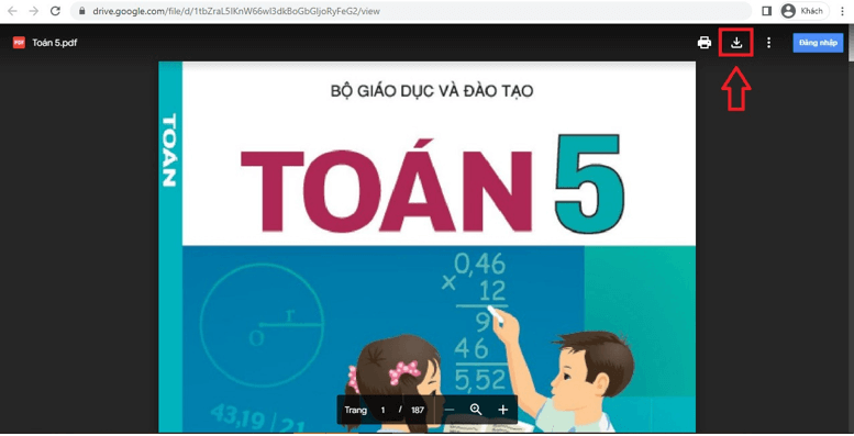 Sách Toán lớp 5 | Xem online, tải PDF (ảnh 1)