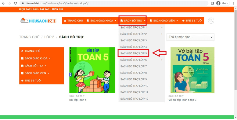 Sách Toán lớp 5 | Xem online, tải PDF (ảnh 1)