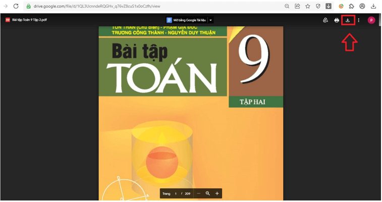Sách Toán lớp 9 | Xem online, tải PDF (ảnh 1)