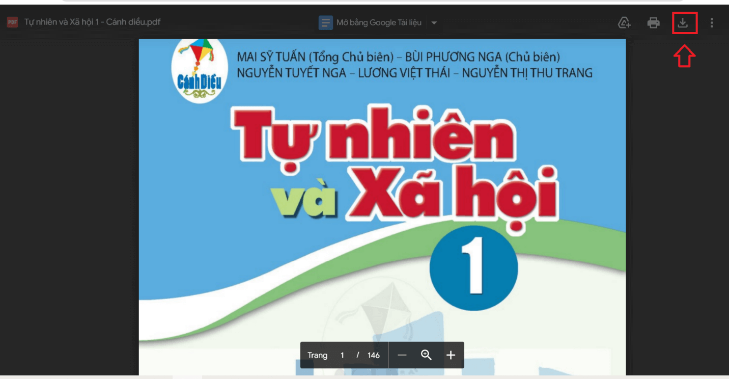 Sách Tự nhiên và xã hội lớp 1 Cánh diều | Xem online, tải PDF