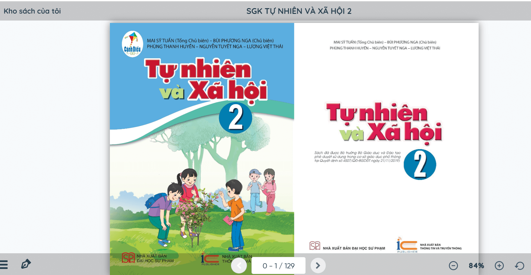 Sách Tự nhiên và xã hội lớp 2 Cánh diều | Xem online, tải PDF