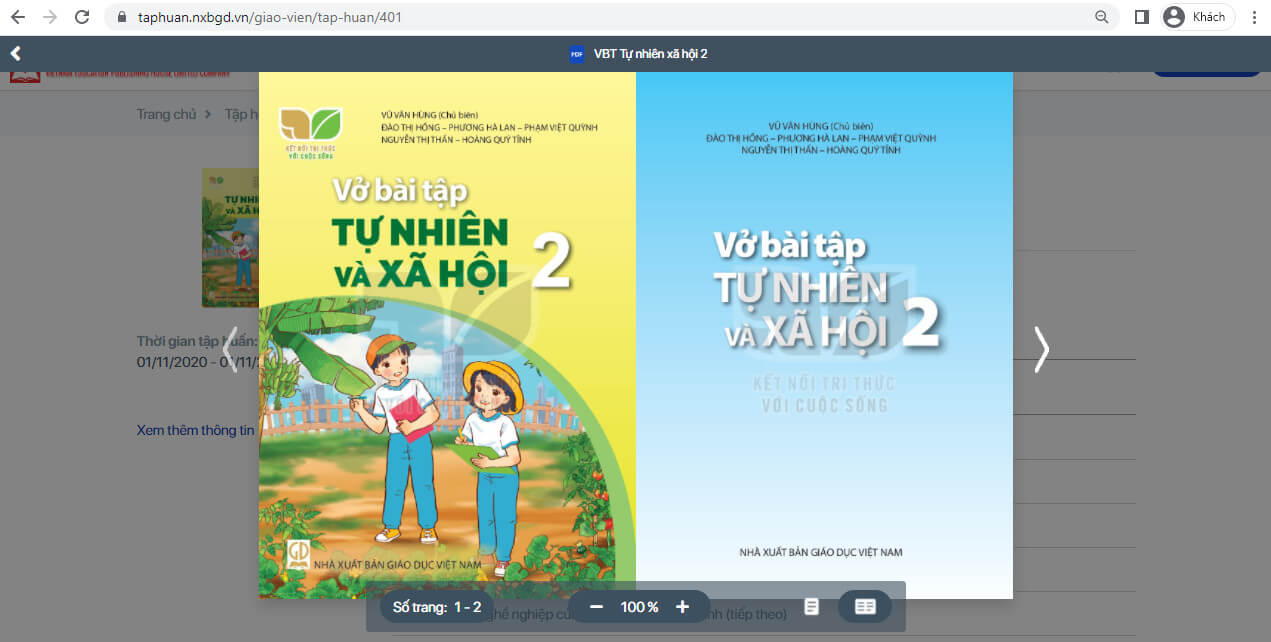 Sách Tự nhiên và xã hội lớp 2 Kết nối tri thức | Xem online, tải PDF