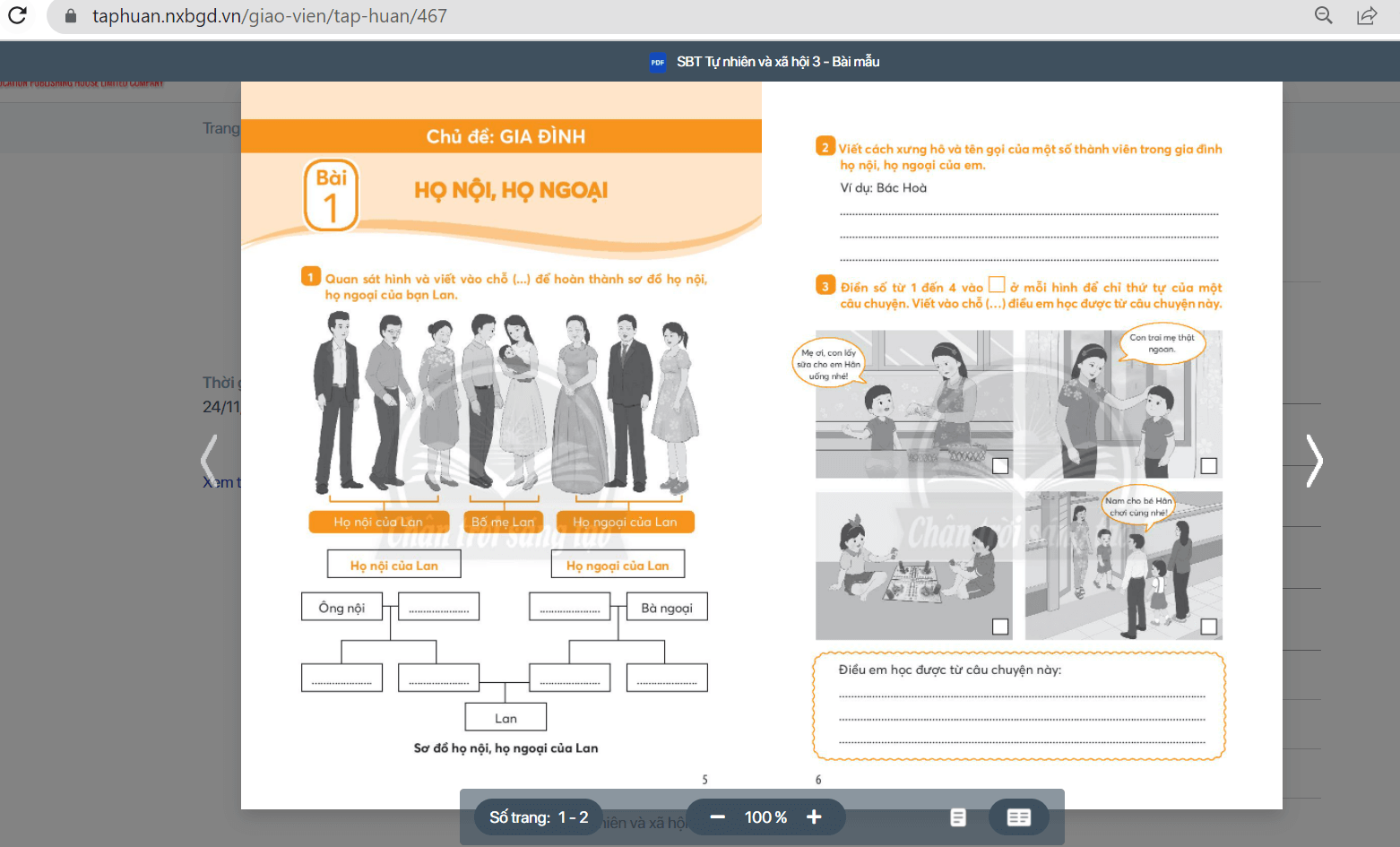 Sách Tự nhiên và xã hội lớp 3 Chân trời sáng tạo | Xem online, tải PDF