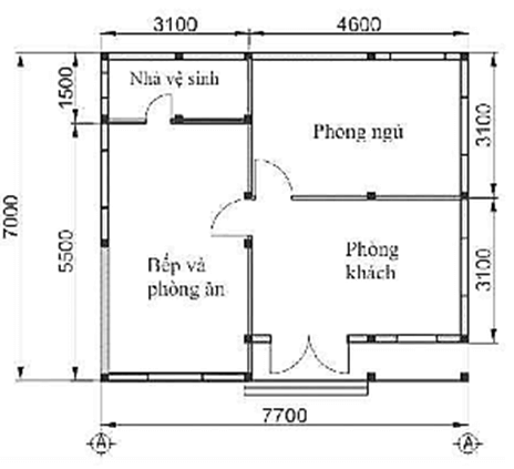 Hãy kể tên và ghi số lượng các bộ phận chính của ngôi nhà