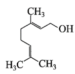 Geraniol có mùi thơm của hoa hồng và thường được sử dụng