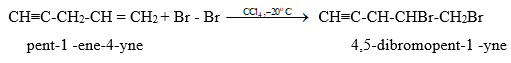 Gọi tên hydrocarbon sau theo danh pháp thay thế: CH≡C-CH2-CH=CH2