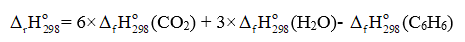 Cho enthalpy tạo thành tiêu chuẩn của các chất trong bảng sau