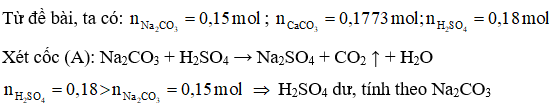 Đặt hai cốc (A) và (B) có khối lượng bằng nhau lên hai đĩa cân