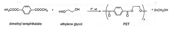 Poly(ethylene terephthalate) (PET) là polymer phân huỷ sinh học tốt, được điều chế từ dimethyl terephthalate