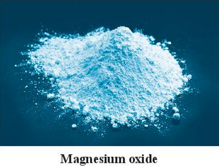 Magnesium oxide (gồm 1 nguyên tử magnesium và 1 nguyên tử oxygen) có nhiều ứng dụng