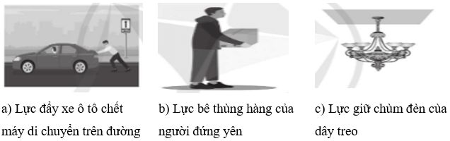 Các lực được mô tả trong hình 1.1 có sinh công không Vì sao