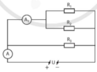 Một đoạn mạch gồm ba điện trở R1 = 18 Ohm , R2 = 36 Ohm và R3 = 64 Ohm