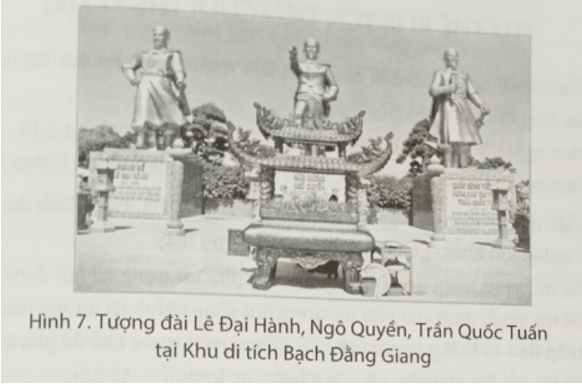 Quan sát Hình 7, hãy cho biết vì sao tại Khu di tích Bạch Đằng Giang