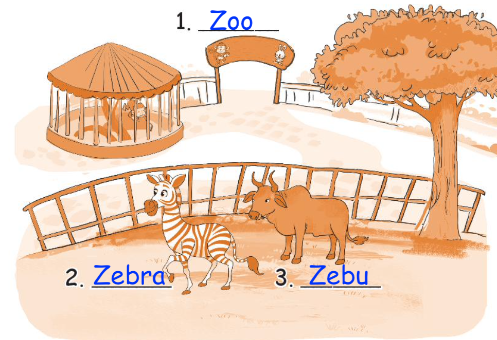 Sách bài tập Tiếng Anh lớp 2 Unit 10: At the zoo | Kết nối tri thức