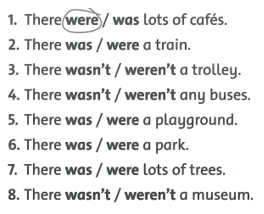 Sách bài tập Tiếng Anh lớp 5 Family and Friends Grammar time Unit 4: There was/ wasn’t, There were/ weren’t