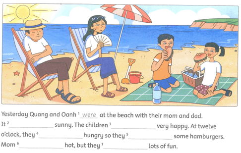 Sách bài tập Tiếng Anh lớp 5 Family and Friends Unit 5 Lesson two trang 35