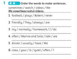 Giải sách bài tập Tiếng Anh 6 trang 19 Unit 2: Days Language Focus