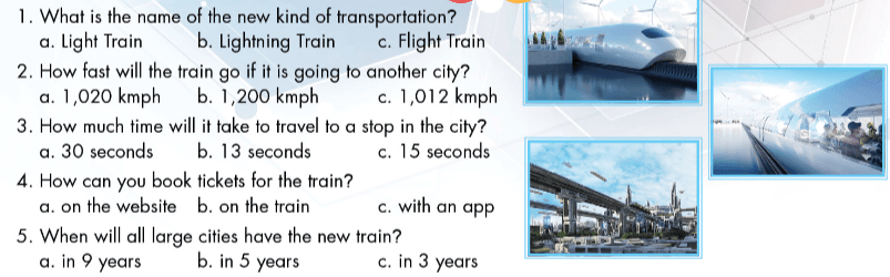 SBT Tiếng Anh 7 Unit 7 Lesson 3 (trang 42, 43)