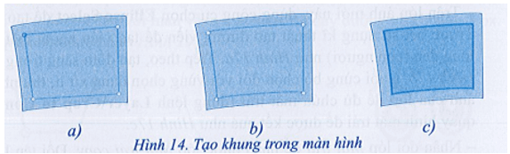 Hãy sử dụng các kĩ thuật thiết kế để tạo hình ảnh tượng trưng cho màn hình máy tính như Hình 7.