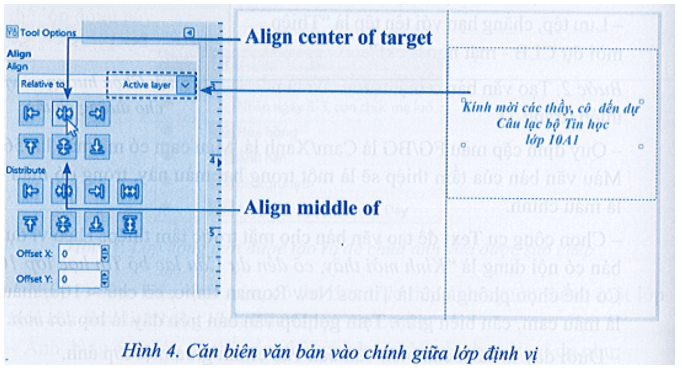 Hãy tạo một tấm thiệp mời, loại có thể gấp được (minh hoạ ở Hình 2)