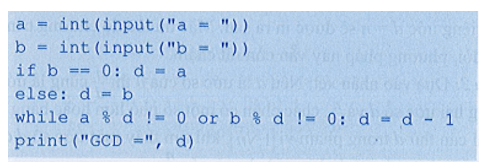 Tìm ước chung lớn nhất Viết chương trình nhập vào hai số tự nhiên a, b 