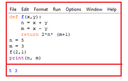 Đoạn chương trình sau có lỗi không.Nếu không kết quả lệnh print() sẽ in ra số nào?def f(x,y)