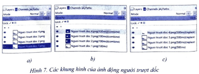 Hãy tạo ảnh động với hiệu ứng tự thiết kế để mô phỏng cử động hoặc