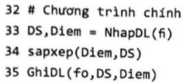 Viết và hoàn thiện chương trình cho Câu 28.3.