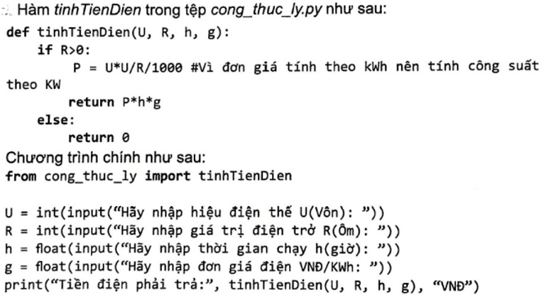 Bổ sung vào thư viện cong_thuc_ly.py ở Nhiệm vụ 2 trong sách giáo khoa hàm tinh