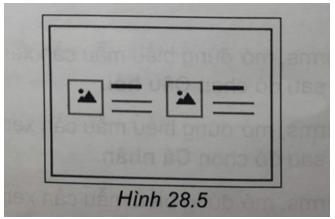 Thực hiện bố cục nội dung như thường thấy trên một số trang tin Internet