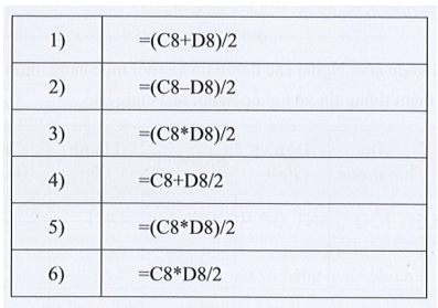 Với từng trường hợp (theo số thứ tự 1, 2, 3, 4, 5, 6) ở bài tập E37 trên đây