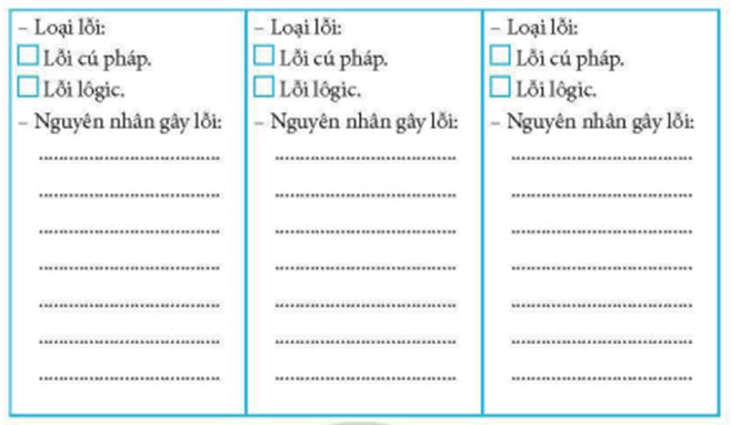 Hãy xác định loại lõi, nguyên nhân gây lỗi trong mỗi chương trình dưới đây