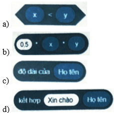 Hãy xác định kiểu dữ liệu kết quả của mỗi phép toán sau