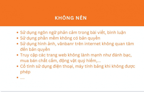 Em hãy tạo bài trình chiếu để hướng dẫn các bạn không vi phạm đạo đức, pháp luật