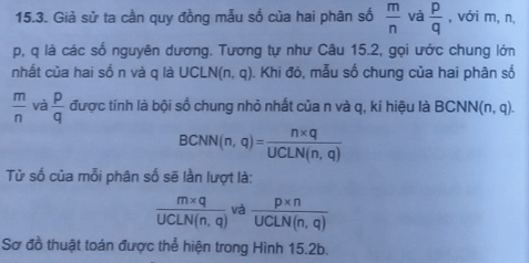 Sử dụng thuật toán tính ước số chung lớn nhất của hai số nguyên không âm 